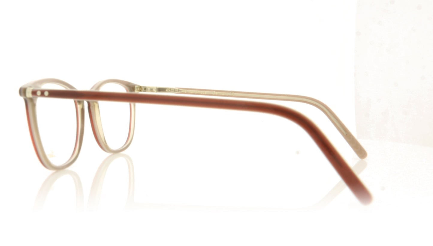 Lunor LU234 6 Red Glasses - Side