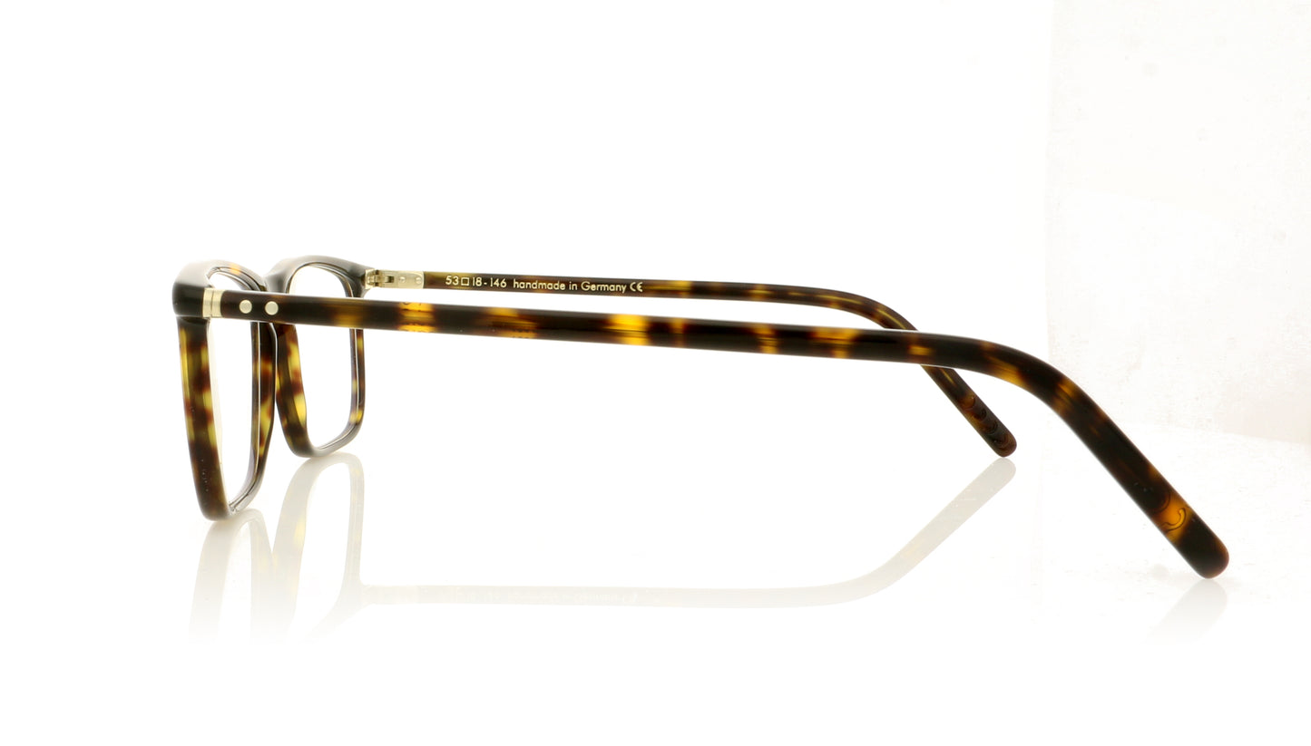 Lunor LU238 2 Dark Tortoise Glasses - Side