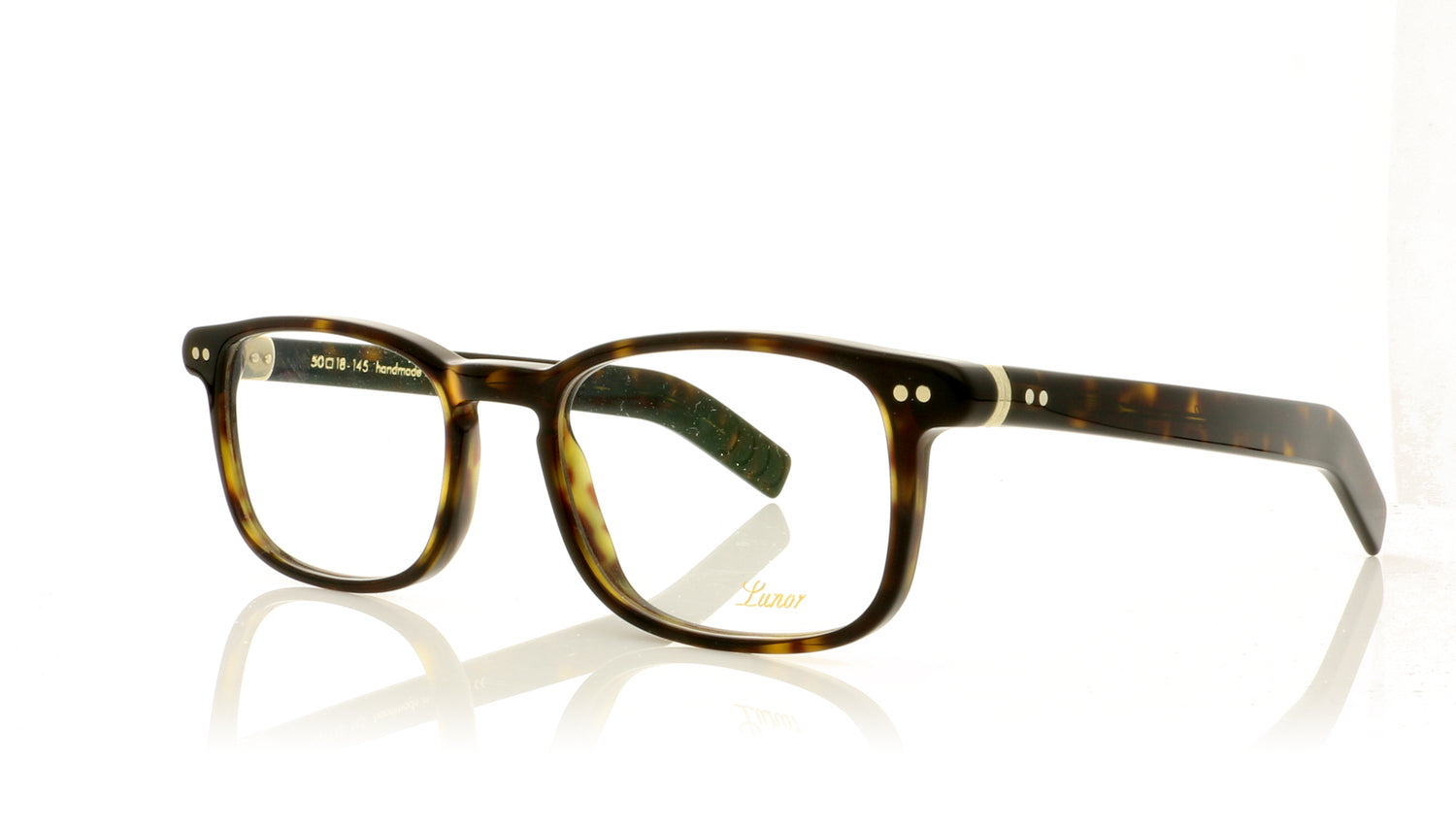 Lunor LU244 2 Tortoise Glasses - Angle