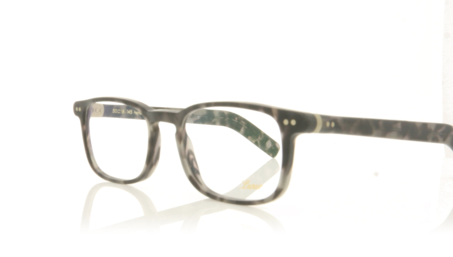 Lunor LU244 18m Matt Grey Tort Glasses - Angle