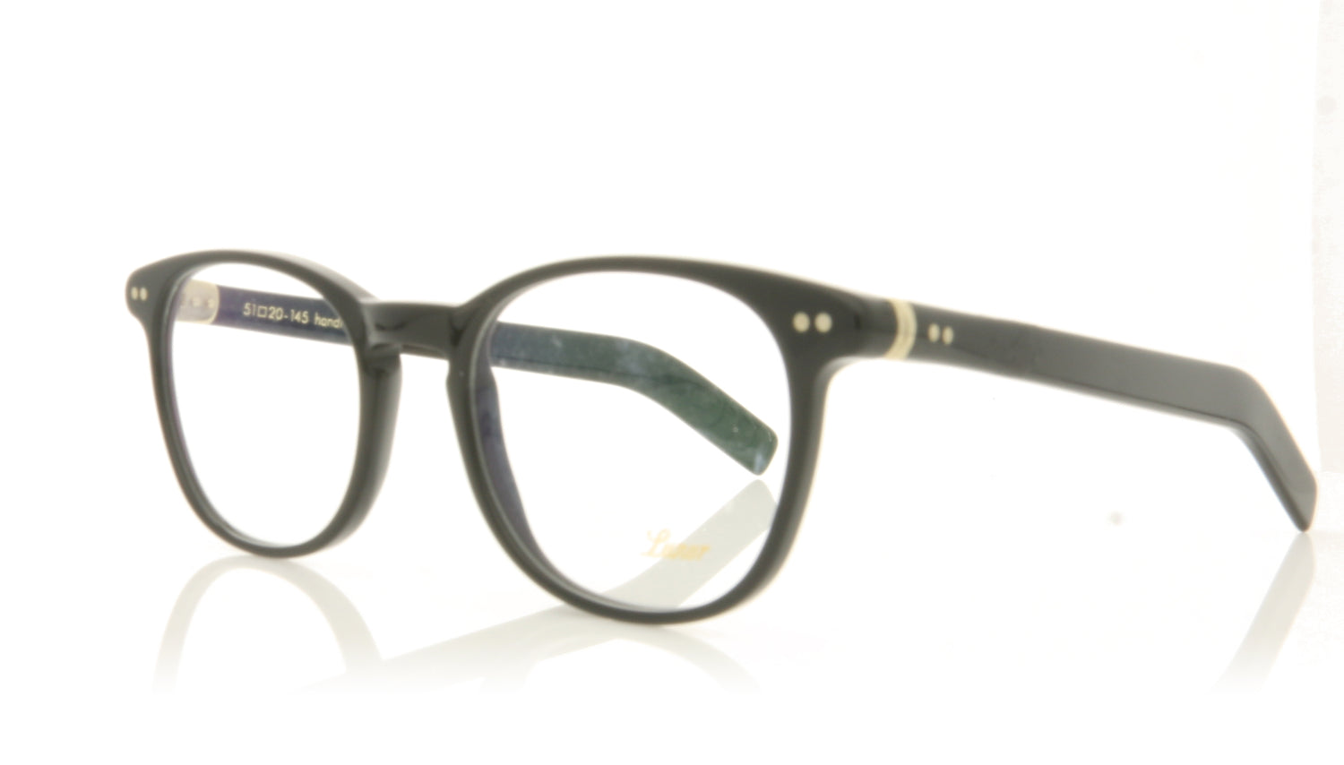Lunor LU251 1 Black Glasses - Angle