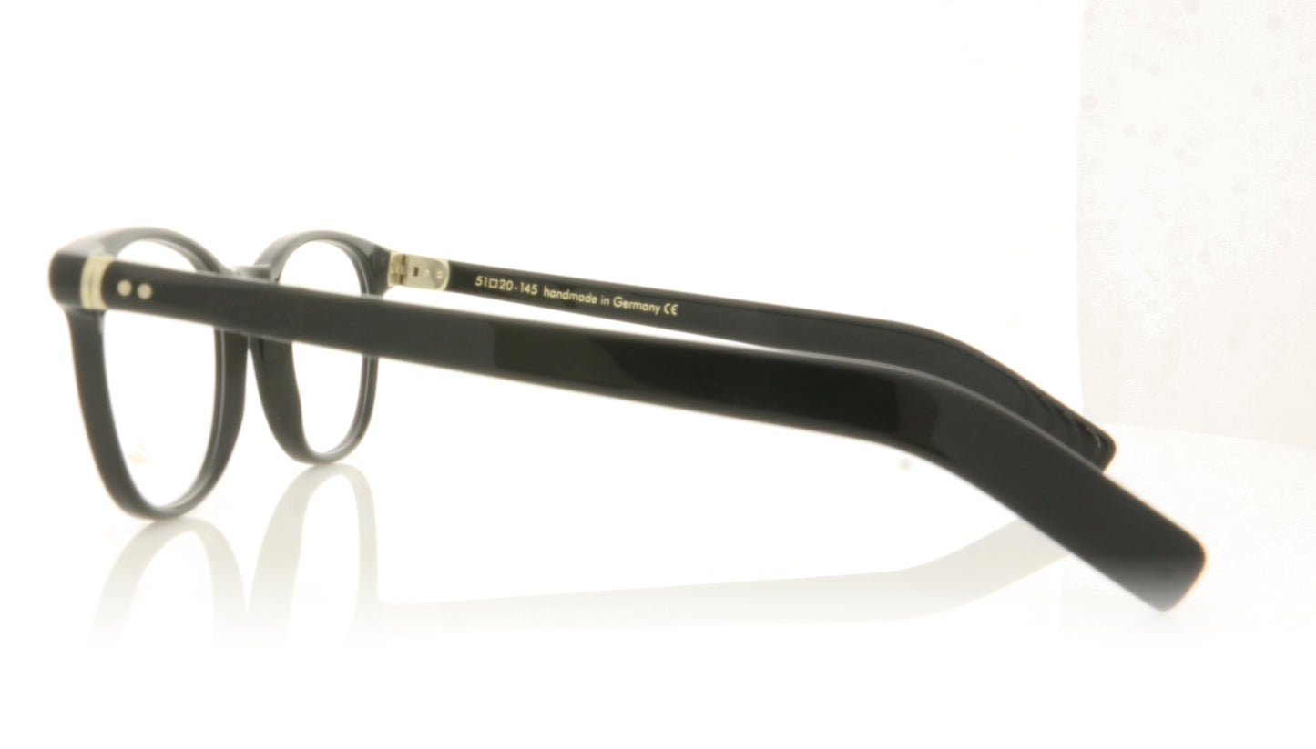 Lunor LU251 1 Black Glasses - Side