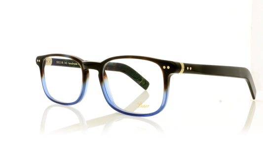 Lunor LU255 33 Blue Tortoise Glasses - Angle