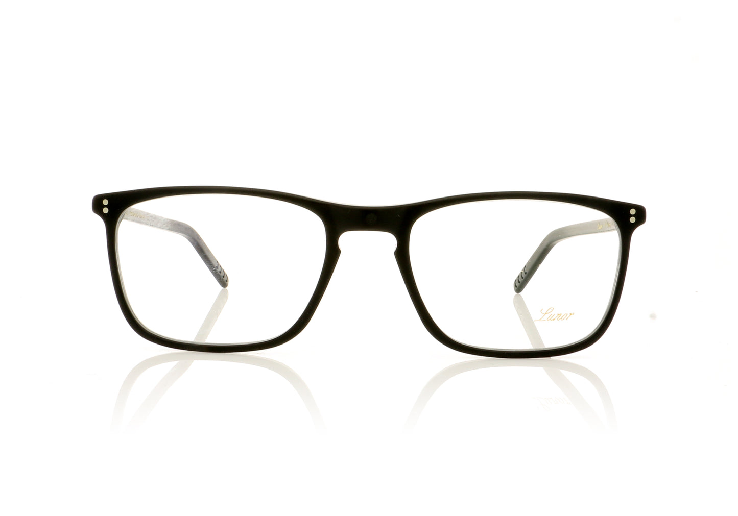 Lunor LU316 01M Black Glasses - Front