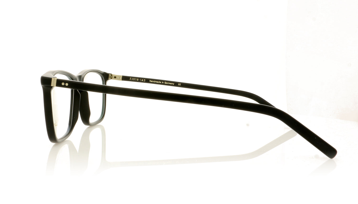 Lunor LU316 01M Black Glasses - Side