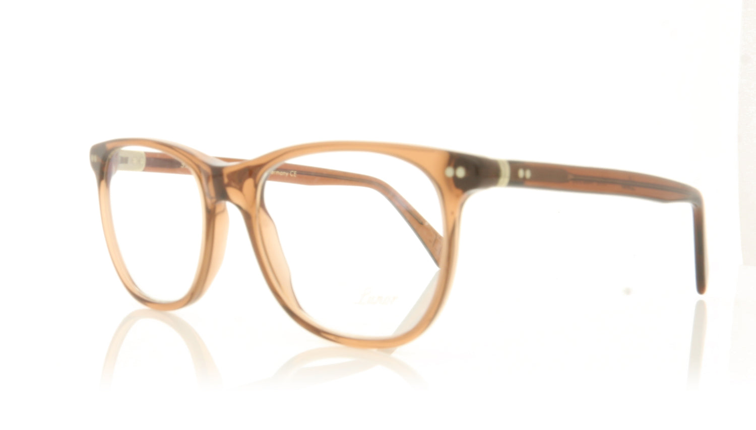 Lunor LU350 31 Brown Glasses - Angle