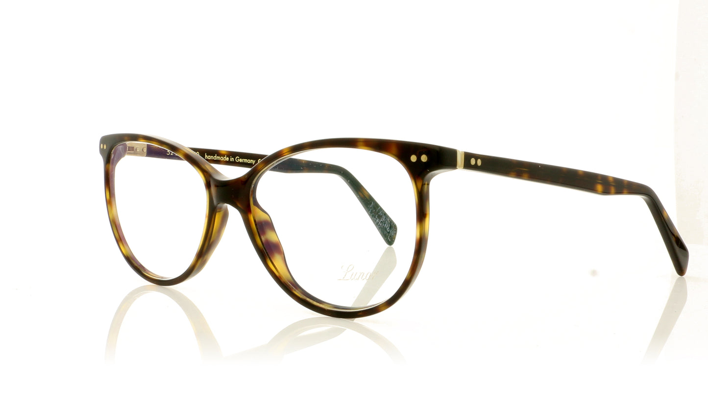 Lunor LU454 2 Tortoise Glasses - Angle