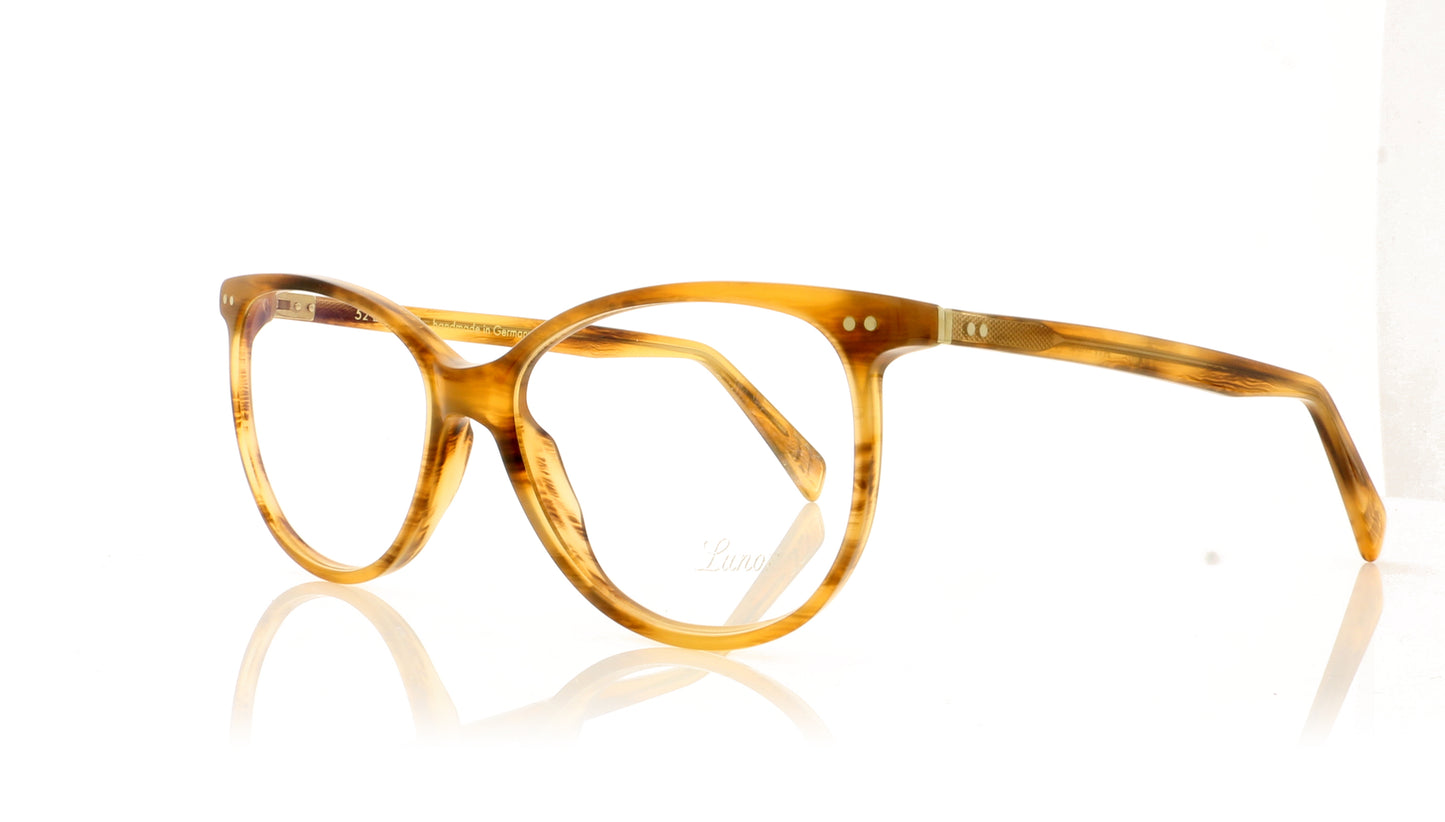 Lunor LU454 3 Havana Glasses - Angle