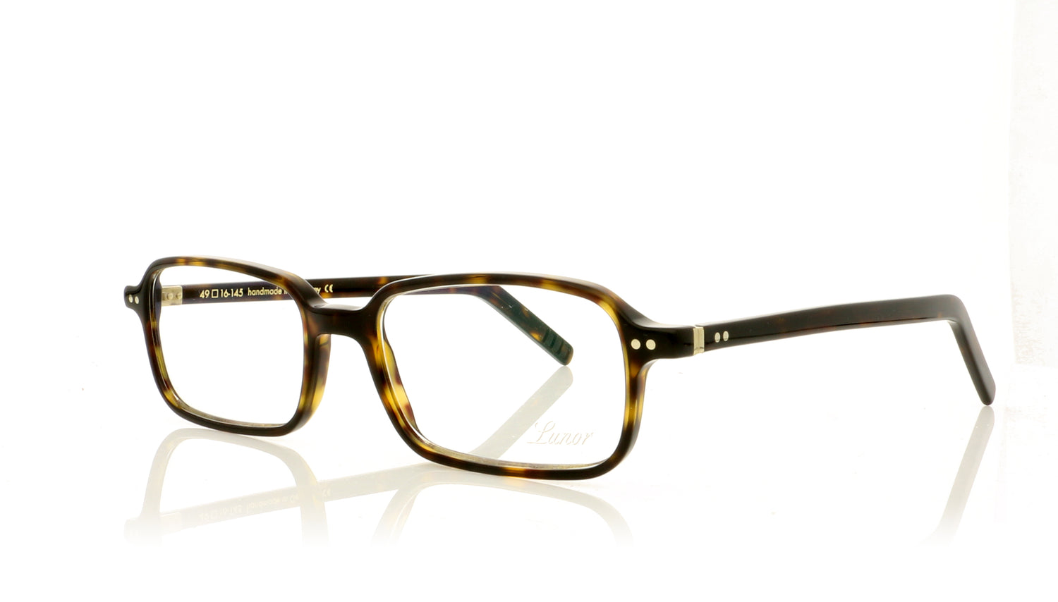 Lunor LU503 2 Havana Glasses - Angle