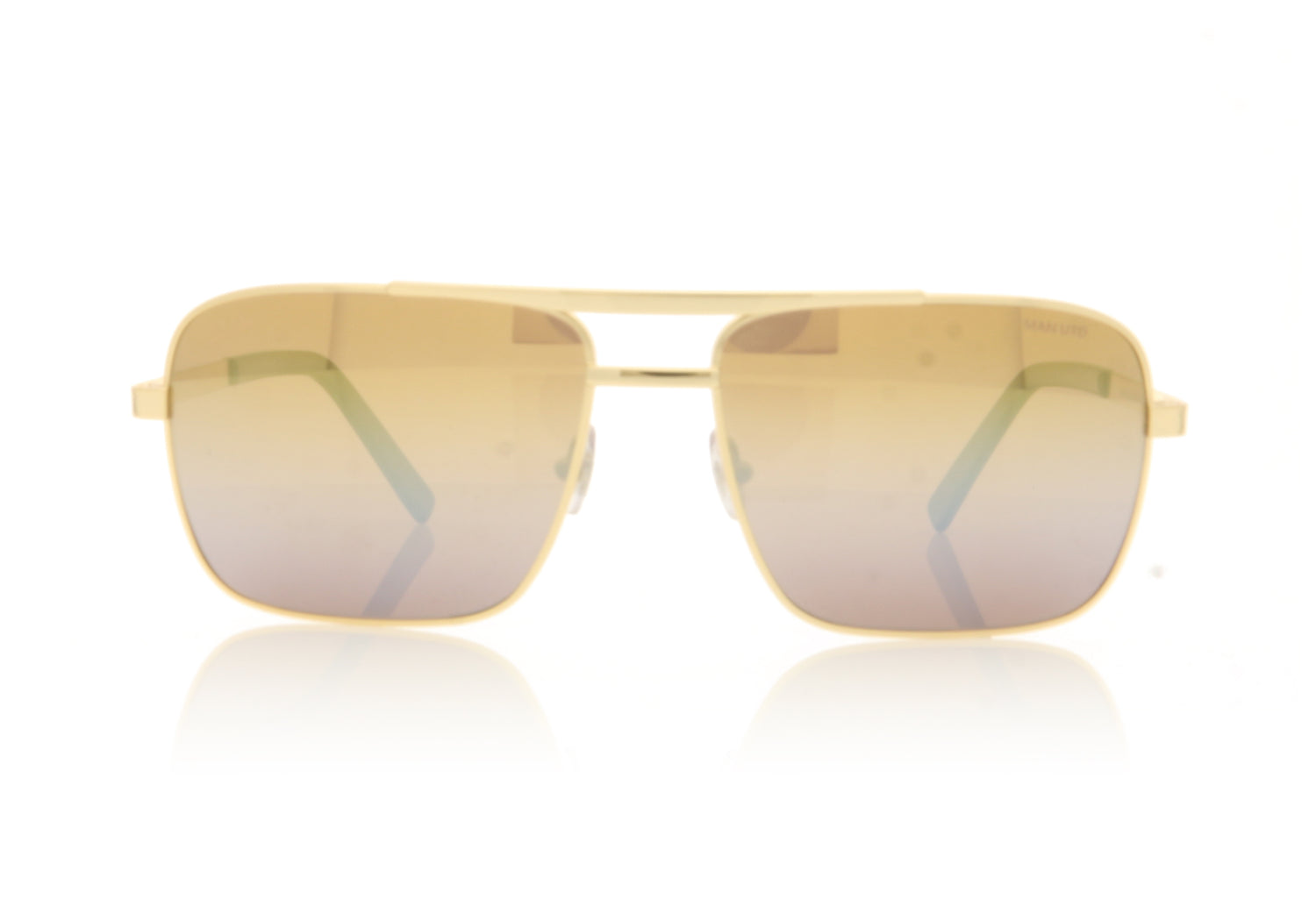 Maui Jim MJ-714 Compass 37UTD Gold Sunglasses - Front
