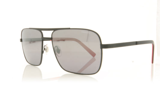 Maui Jim MJ714 Compass 38UTD Black Sunglasses - Angle