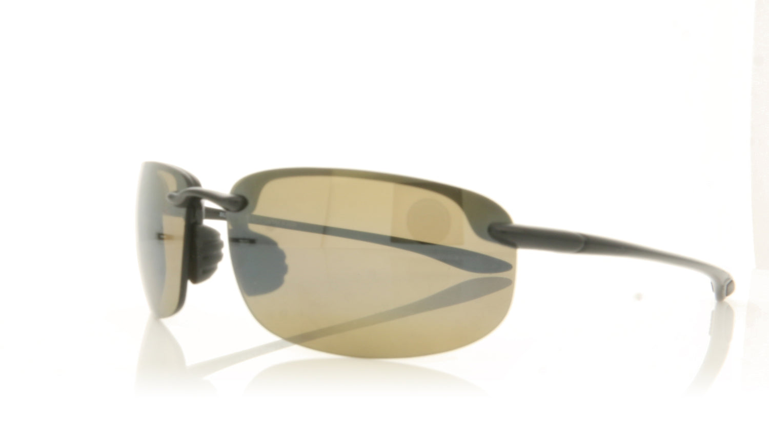 Maui Jim Ho’okipa MJ407-02 2 Black Sunglasses - Angle