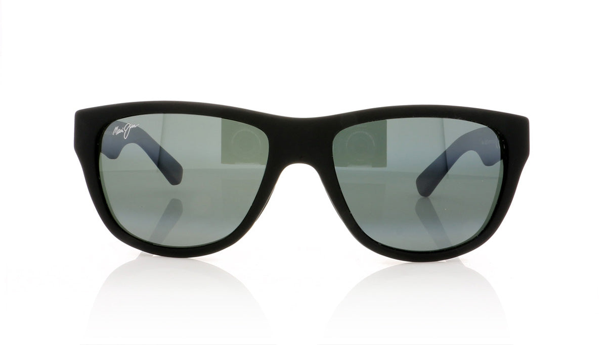 Maui Jim MJ209 2M Mj Matte Blck Rubber Sunglasses - Front