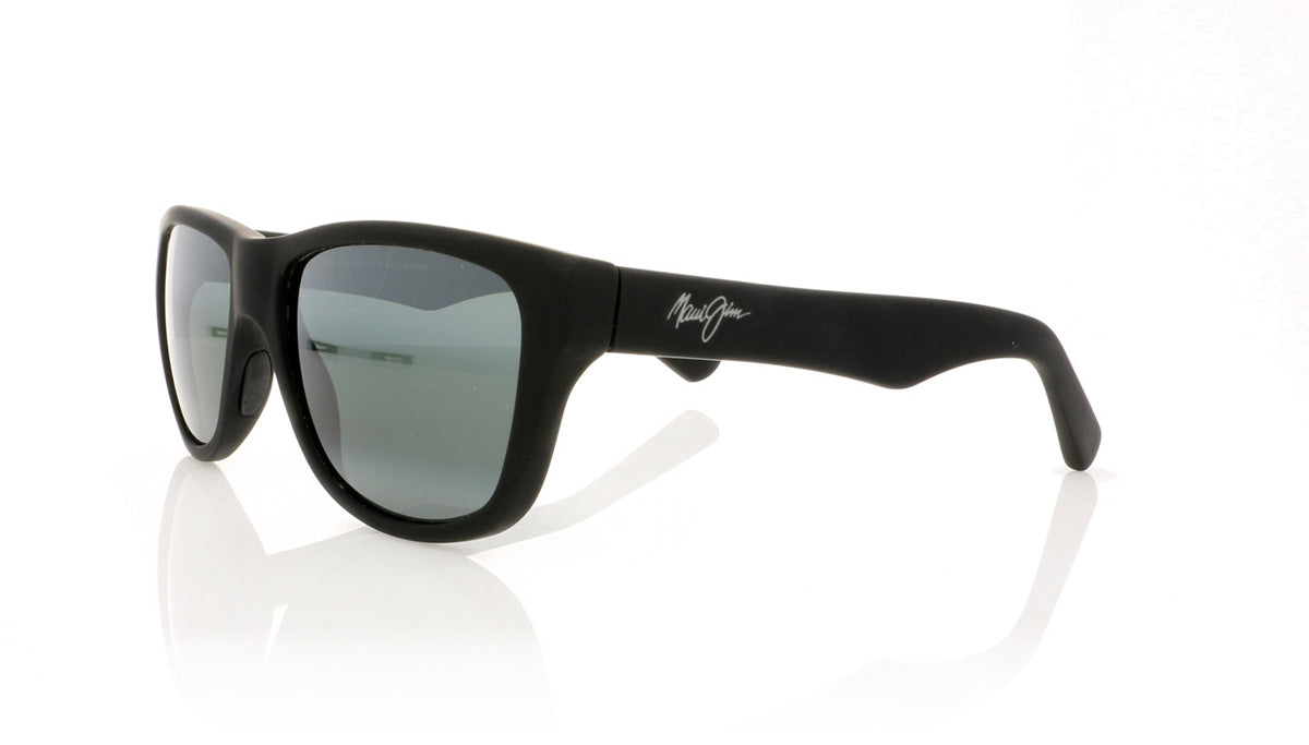 Maui Jim MJ209 2M Mj Matte Blck Rubber Sunglasses - Side