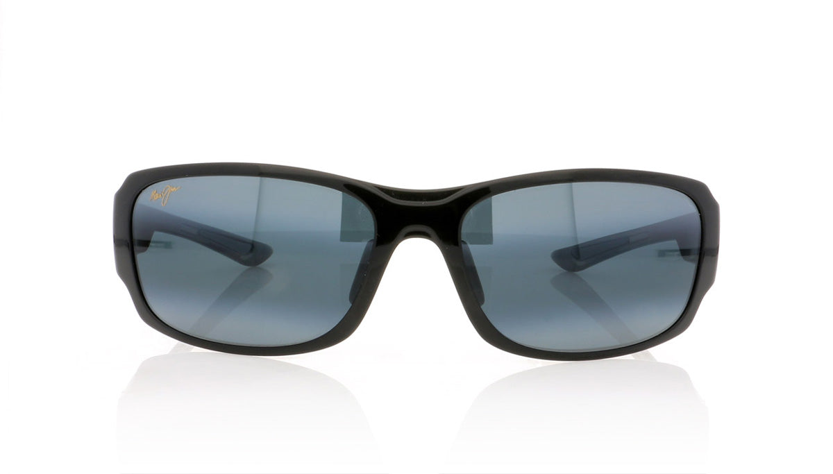 Maui Jim MJ415 02J Mj Gloss Black Fade Sunglasses - Front