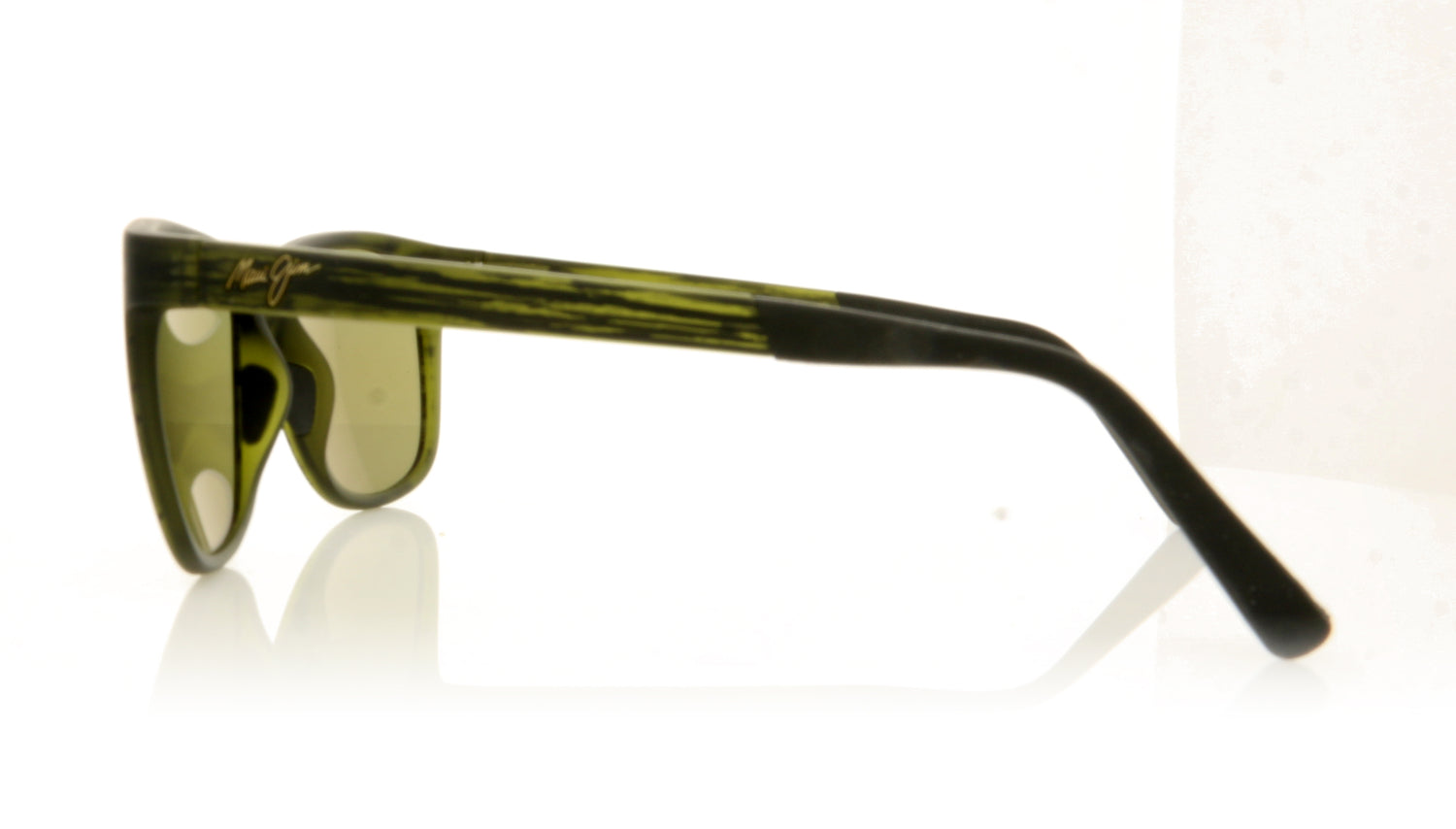 Maui Jim MJ740 Tail Slide 15CM Matt Dark Green Sunglasses - Side