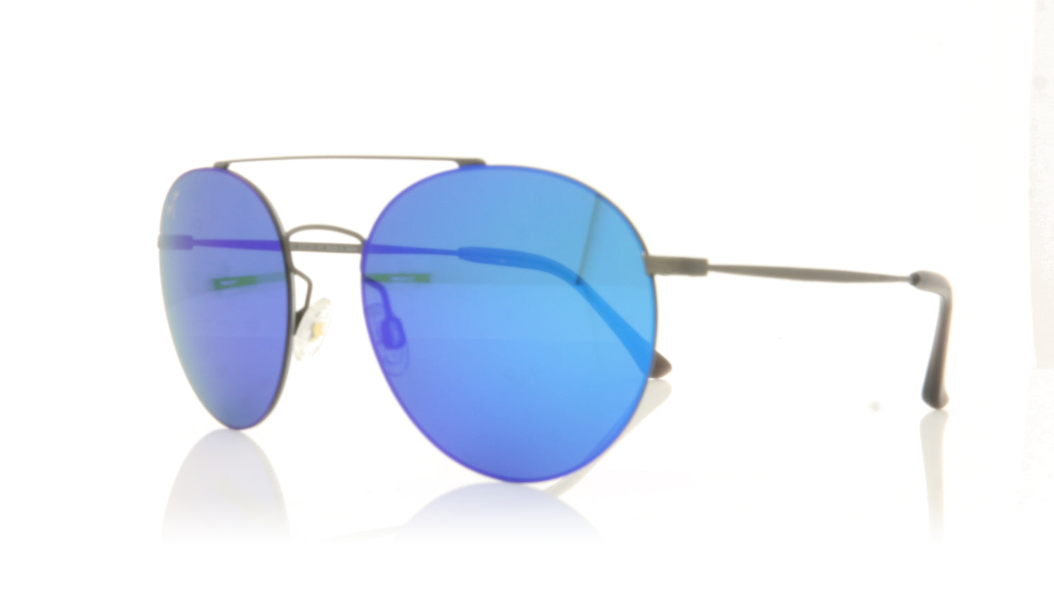 Maui Jim MJ-814 Peles Hair 25 Grey Sunglasses - Angle