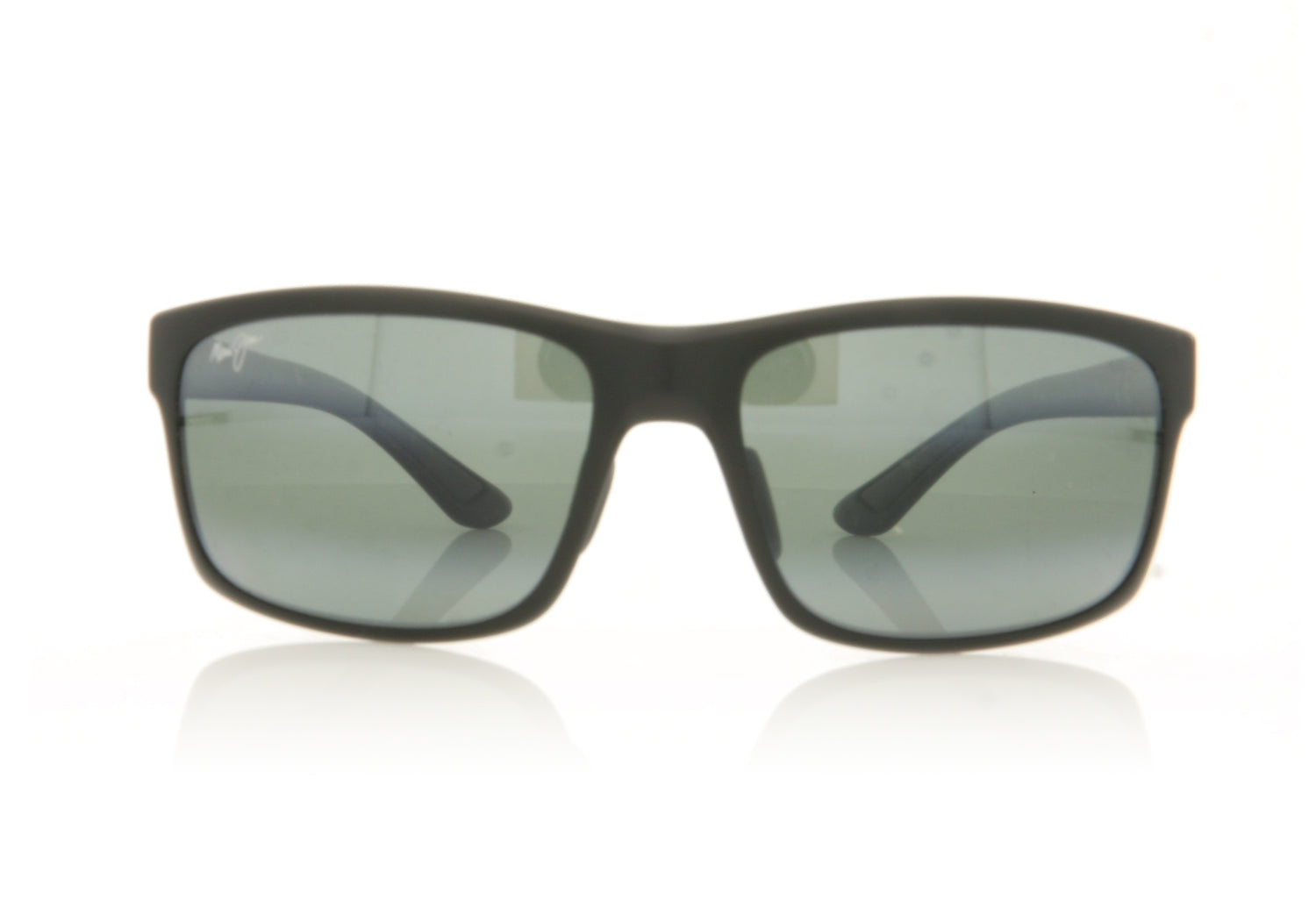 Maui Jim MJ439 Polowai 2M Matte Black Sunglasses - Front