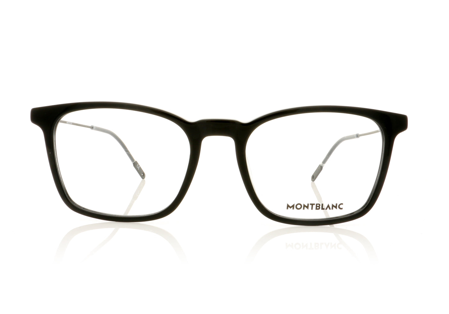 Mont Blanc MB0005O 1 Black Glasses - Front