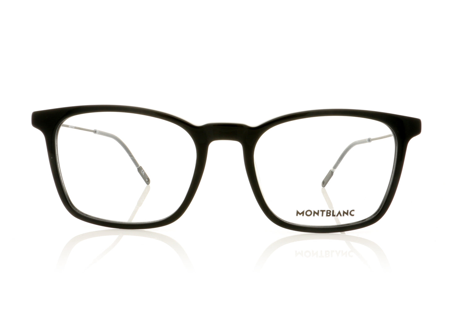 Mont Blanc MB0005O 1 Black Glasses - Front