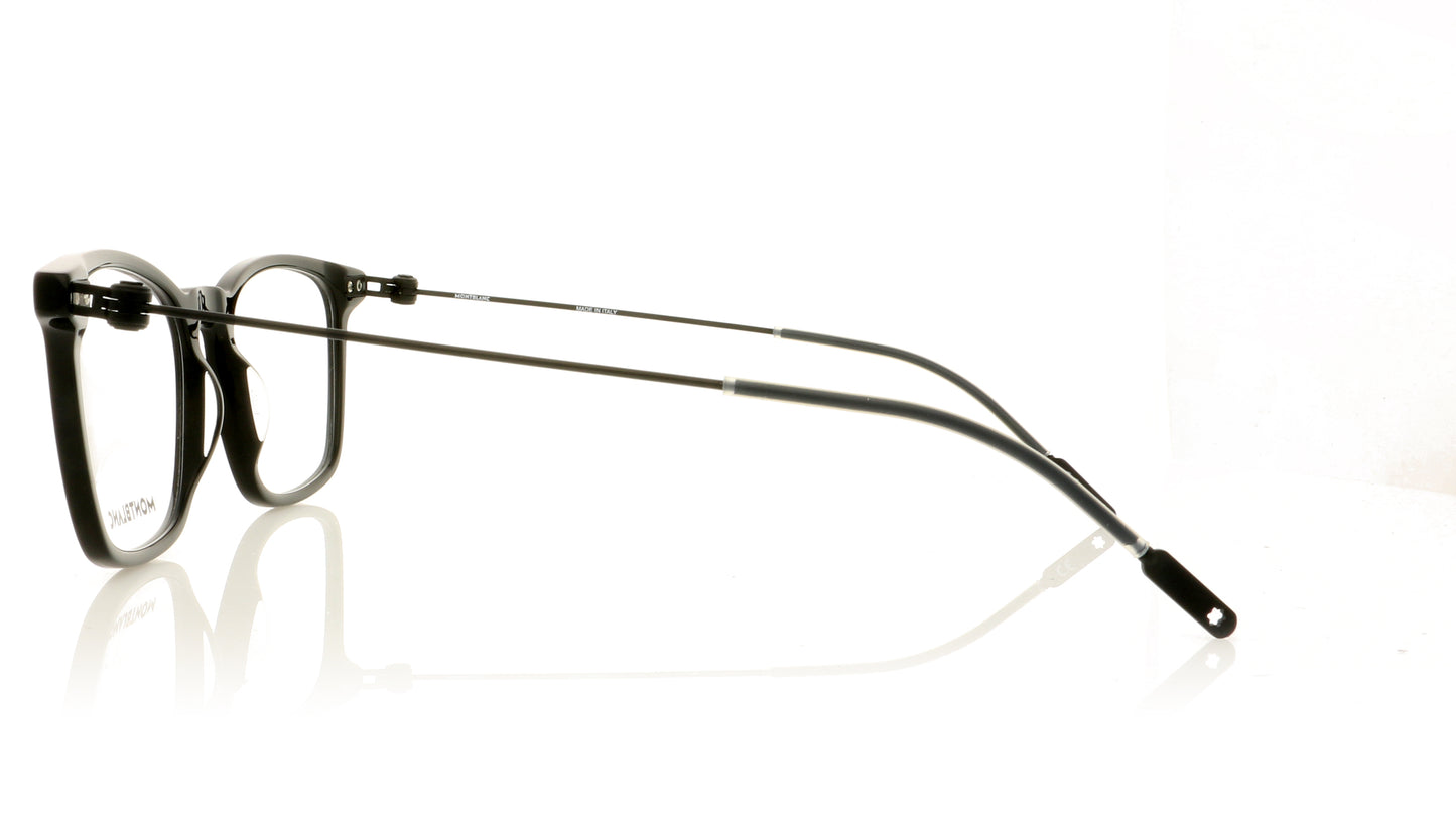 Mont Blanc MB0005O 1 Black Glasses - Side