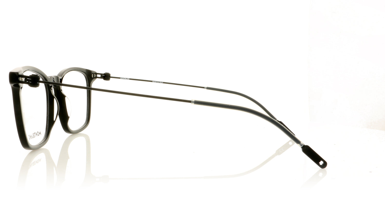 Mont Blanc MB0005O 1 Black Glasses - Side