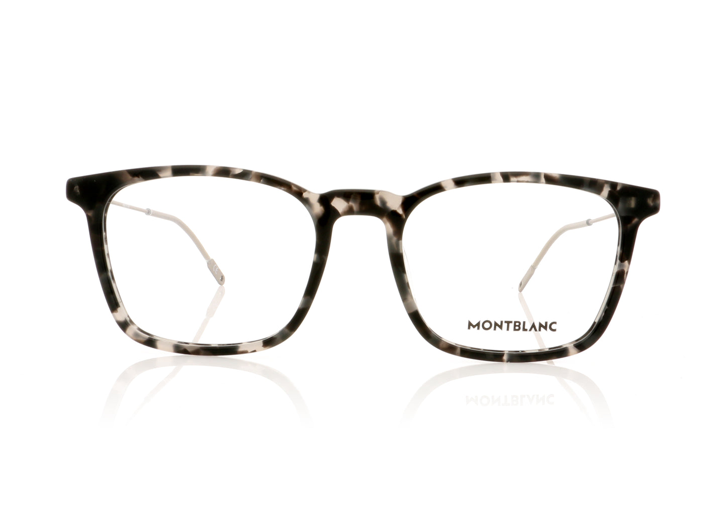 Mont Blanc MB0005O 3 Havana Glasses - Front