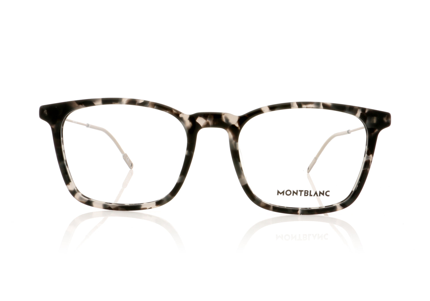 Mont Blanc MB0005O 3 Havana Glasses - Front