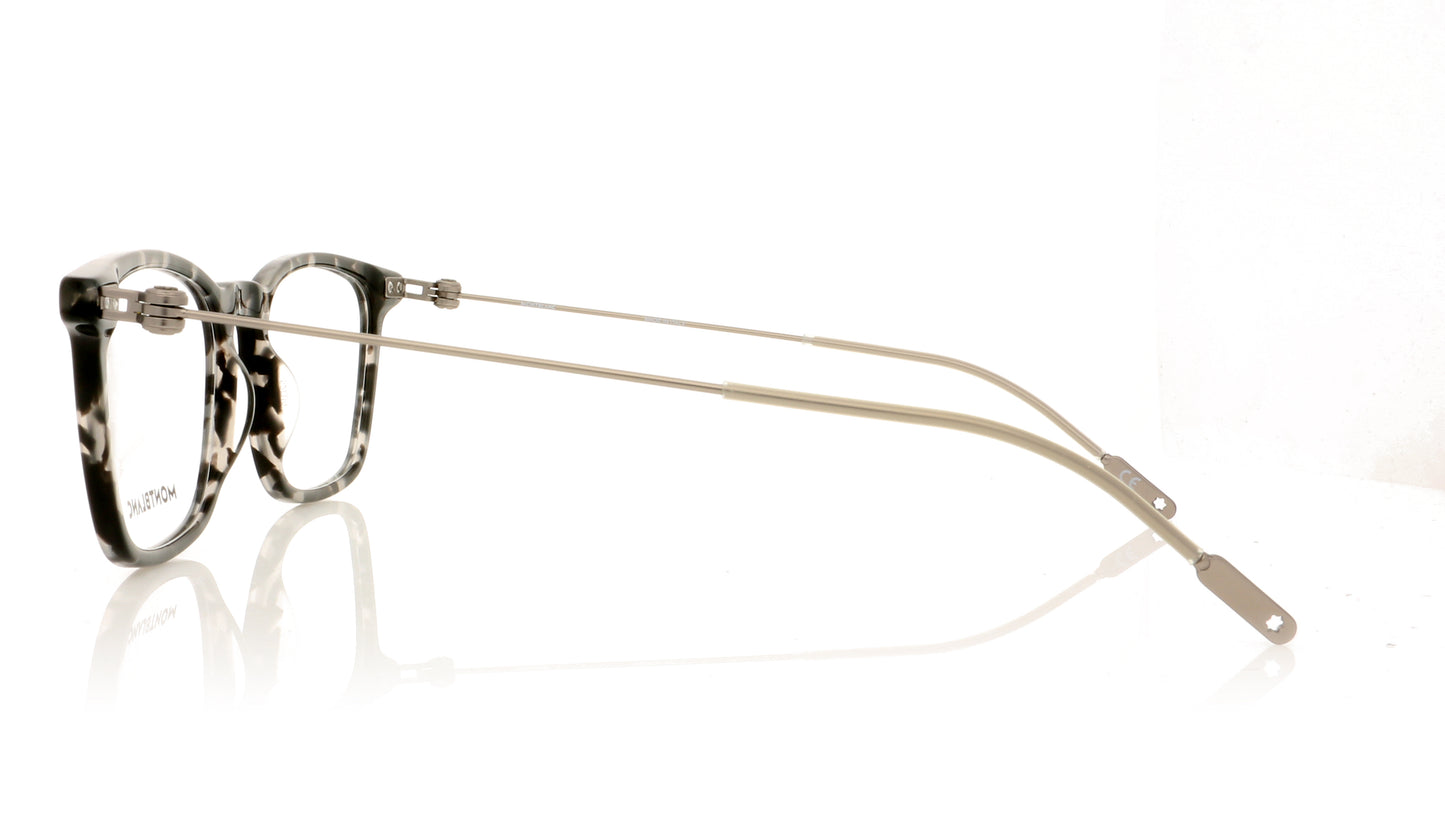 Mont Blanc MB0005O 3 Havana Glasses - Side