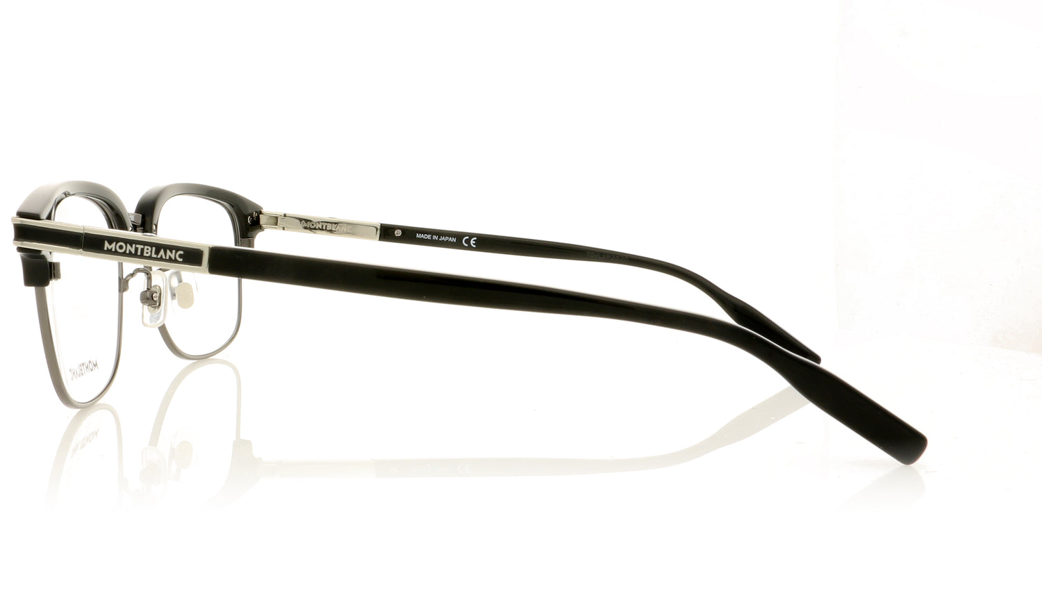Mont Blanc MB0043O 5 Black-Silver Glasses - Side