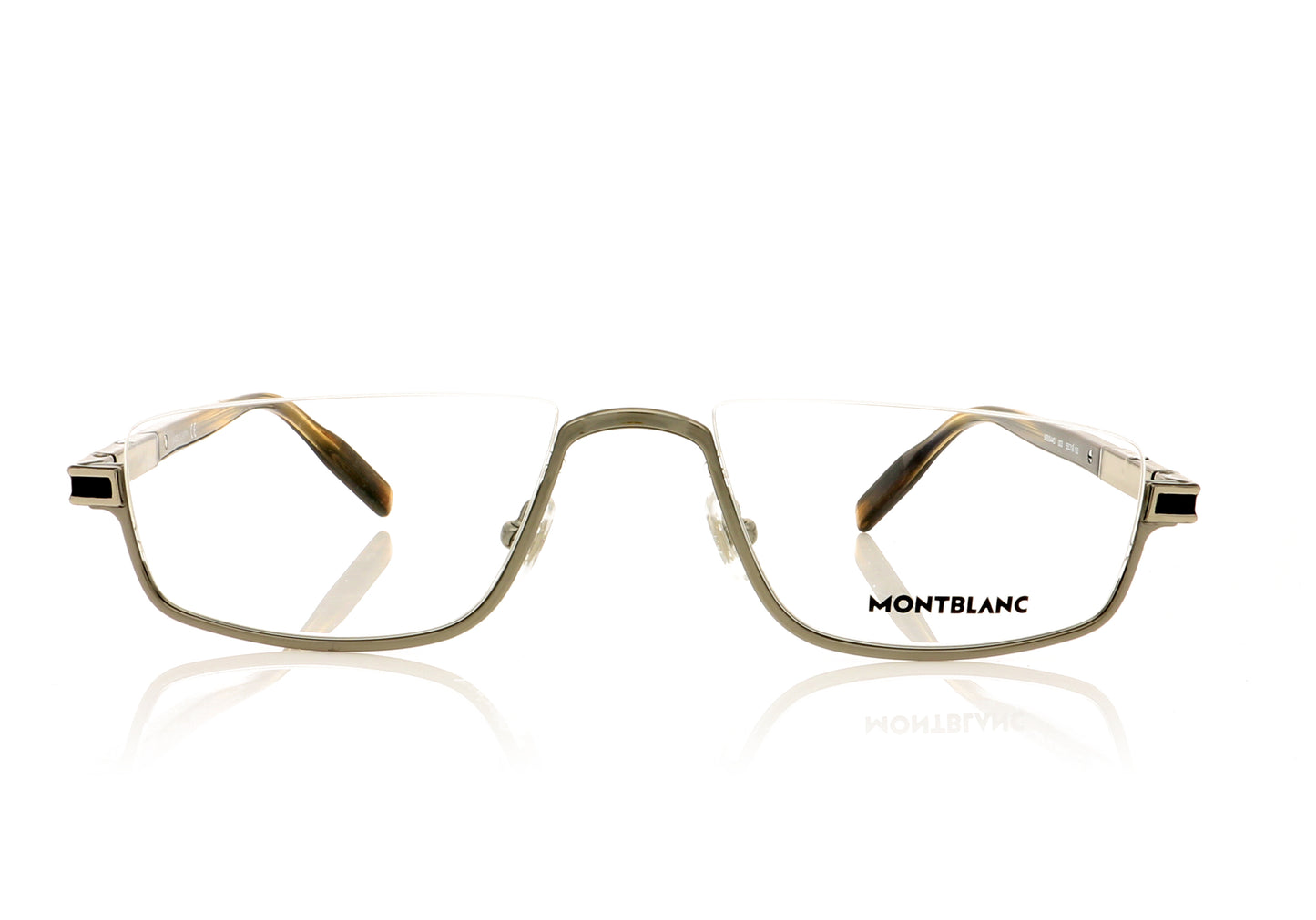 Mont Blanc MB0044O 3 Ruthenium Glasses - Front