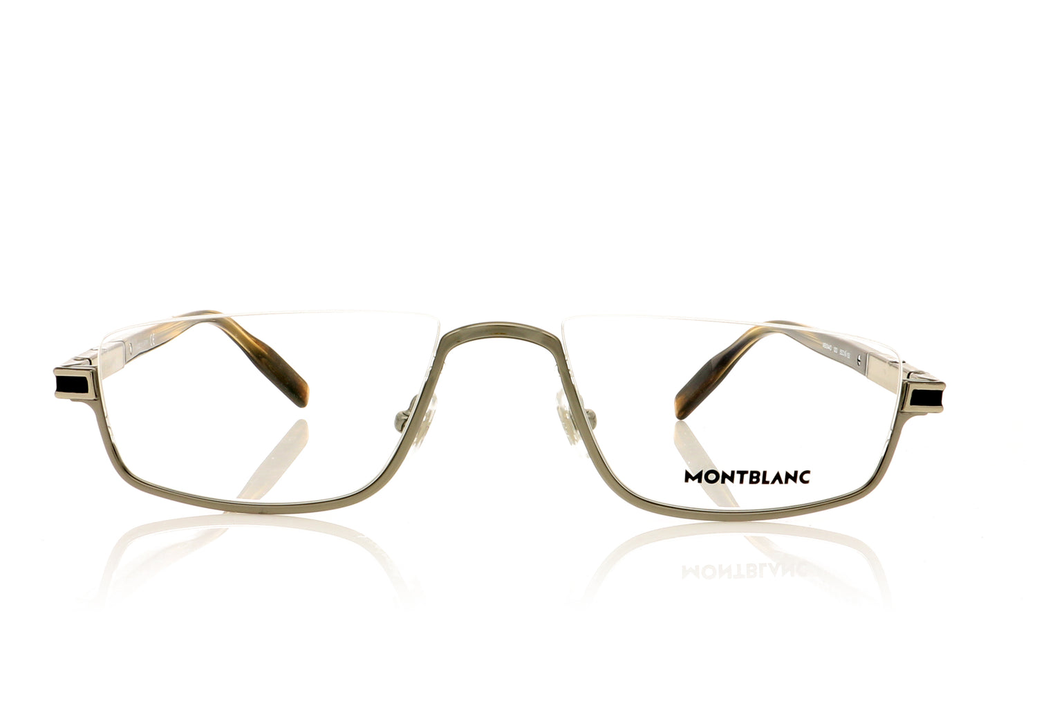 Mont Blanc MB0044O 3 Ruthenium Glasses - Front