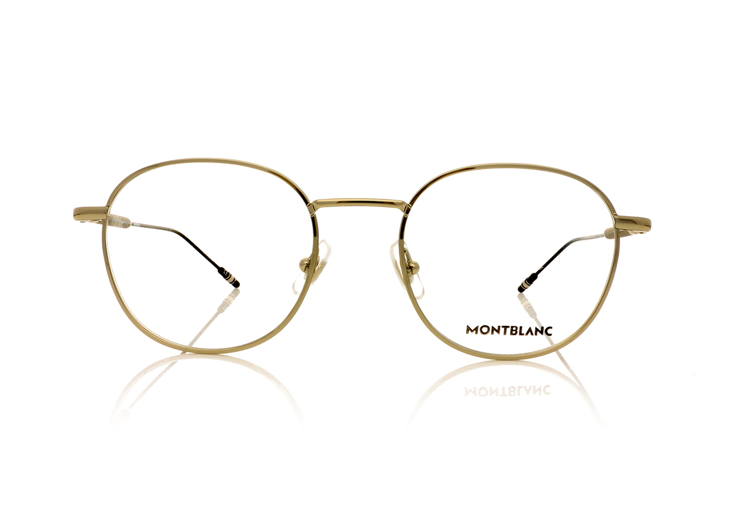 Mont Blanc MB0048O 3 Silver Glasses - Front