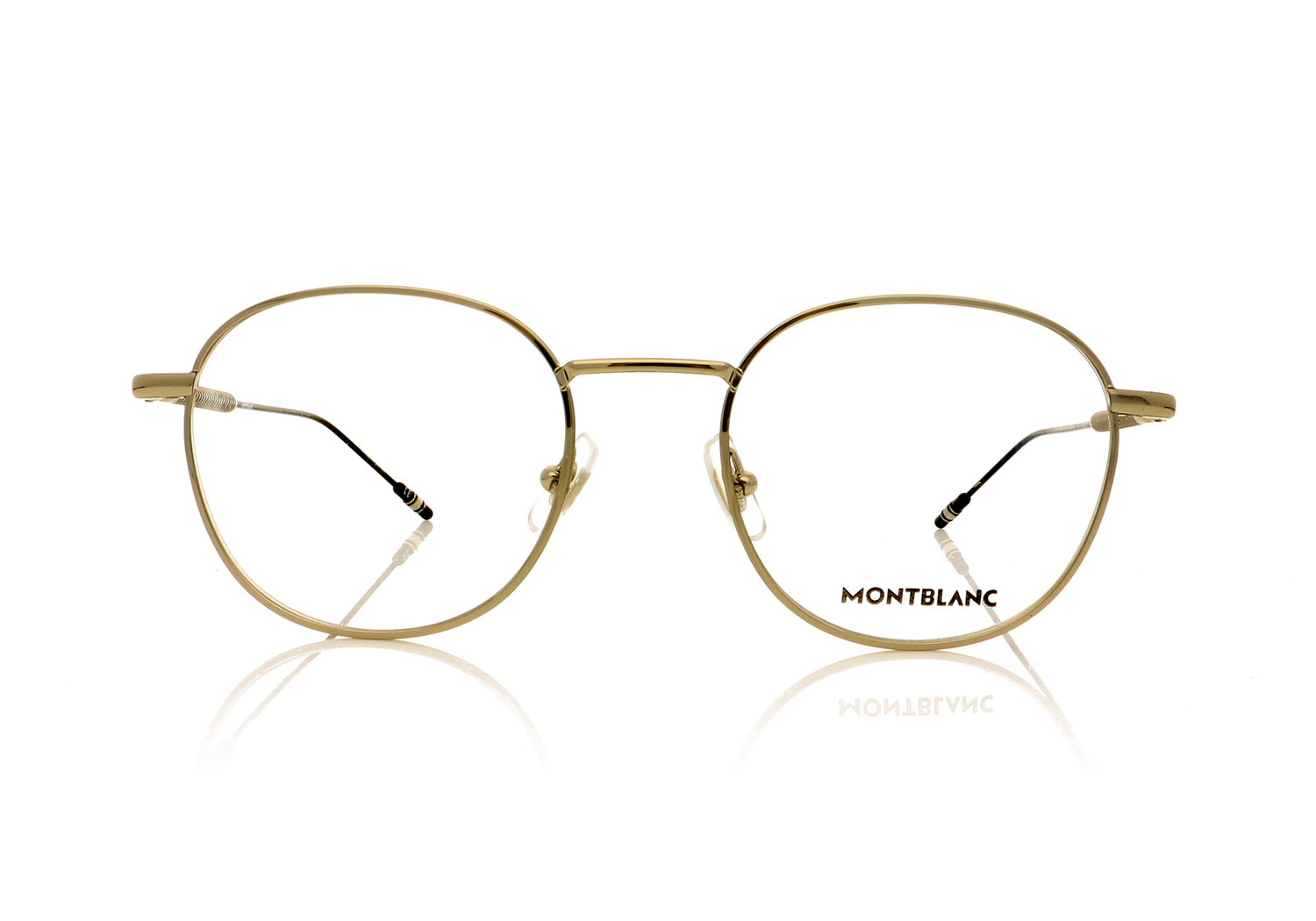 Mont Blanc MB0048O 3 Silver Glasses - Front