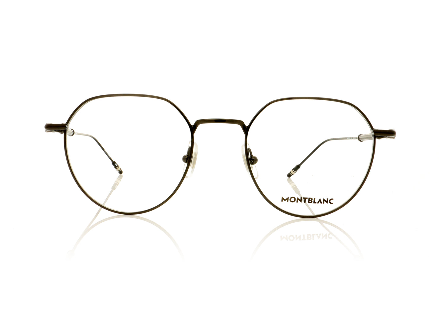 Mont Blanc MB0060O 1 Ruthenium Glasses - Front