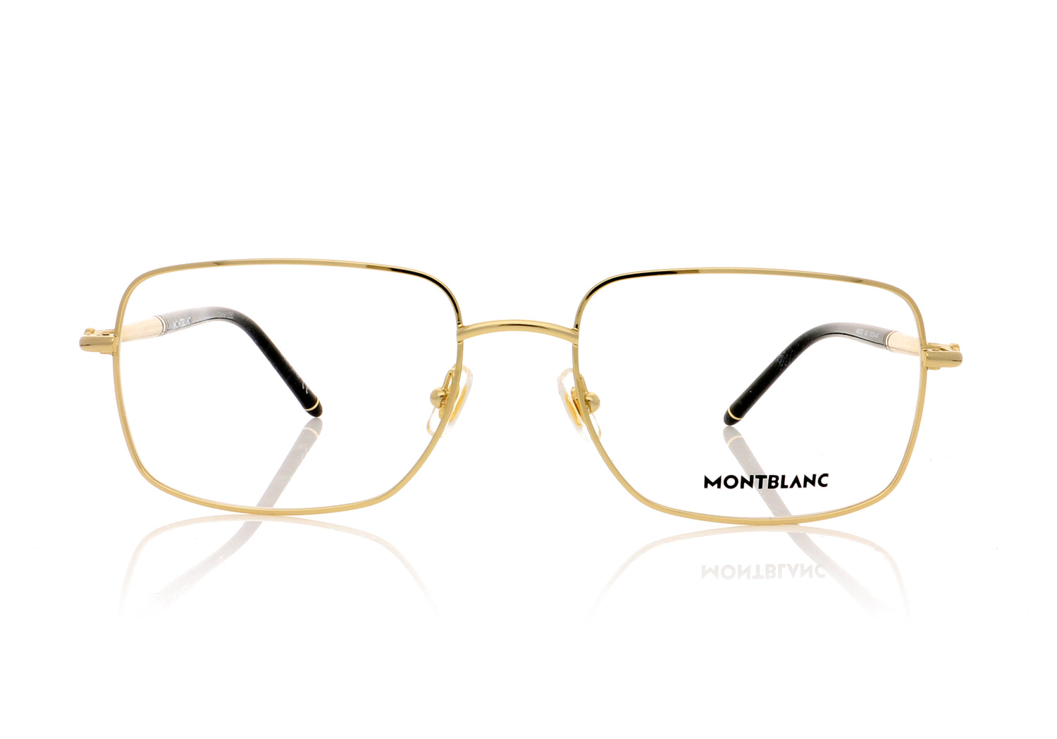 Mont Blanc MB0072O 3 Gold Glasses - Front