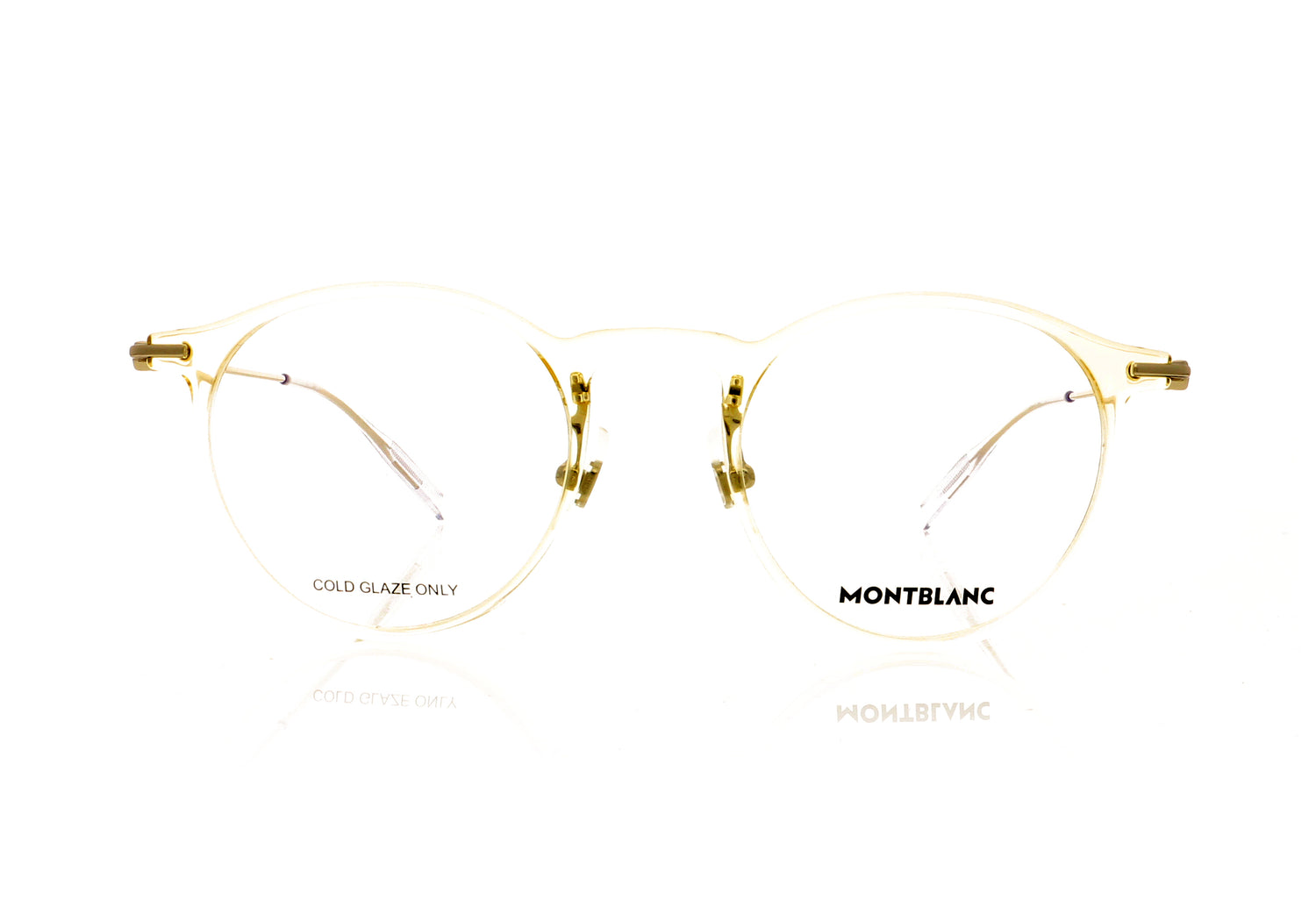 Mont Blanc MB0099O Beige 2 Glasses - Front