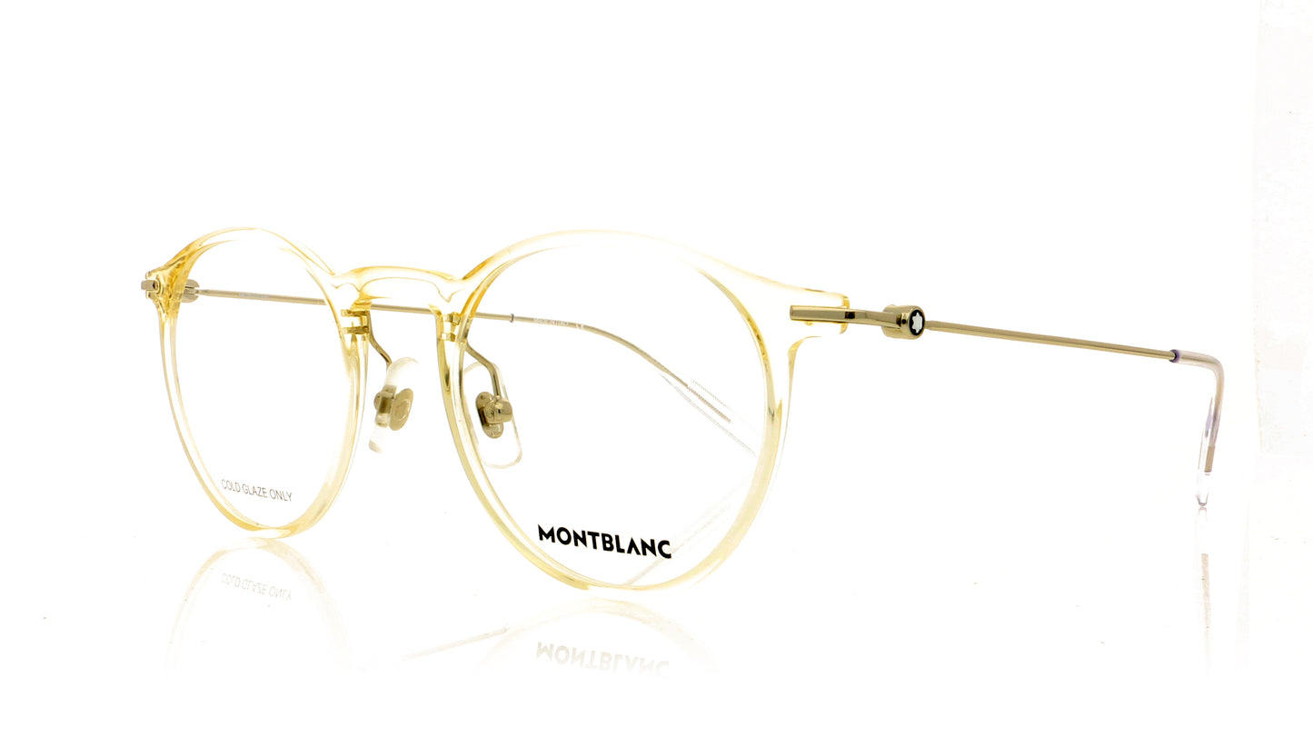 Mont Blanc MB0099O Beige 2 Glasses - Angle