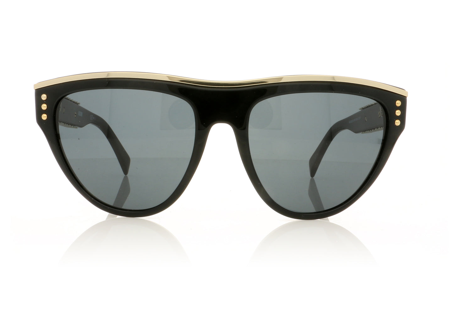 Moschino MOS002/S 807IR Black Sunglasses - Front