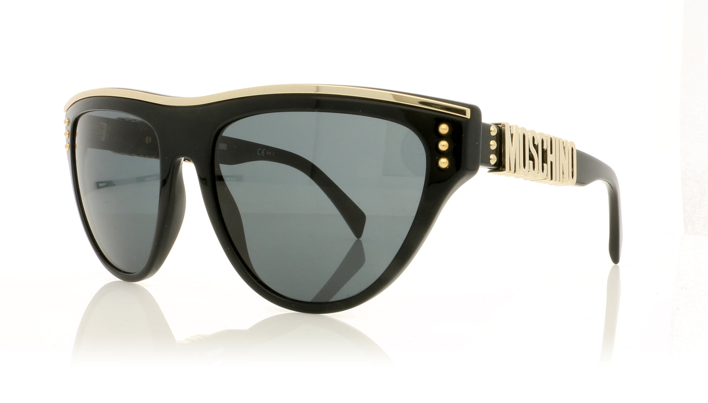 Moschino MOS002/S 807IR Black Sunglasses - Angle