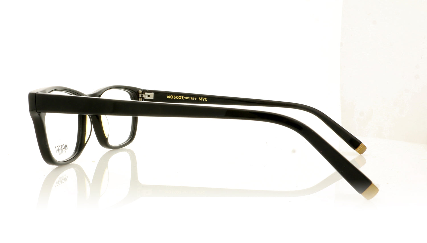 Moscot Alex 200 Black Glasses - Side
