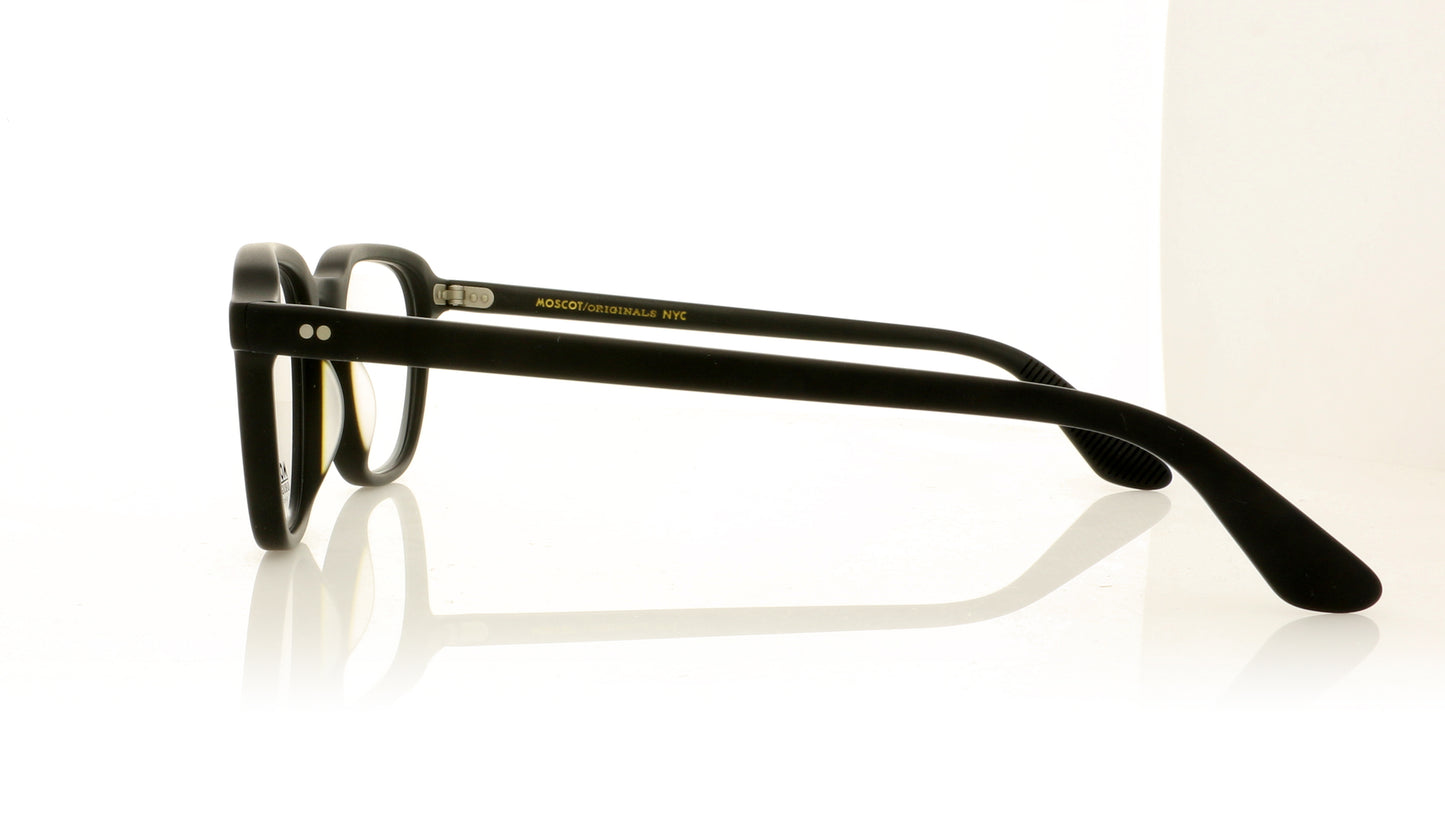 Moscot Billik Matte Black Matte Black Glasses - Side