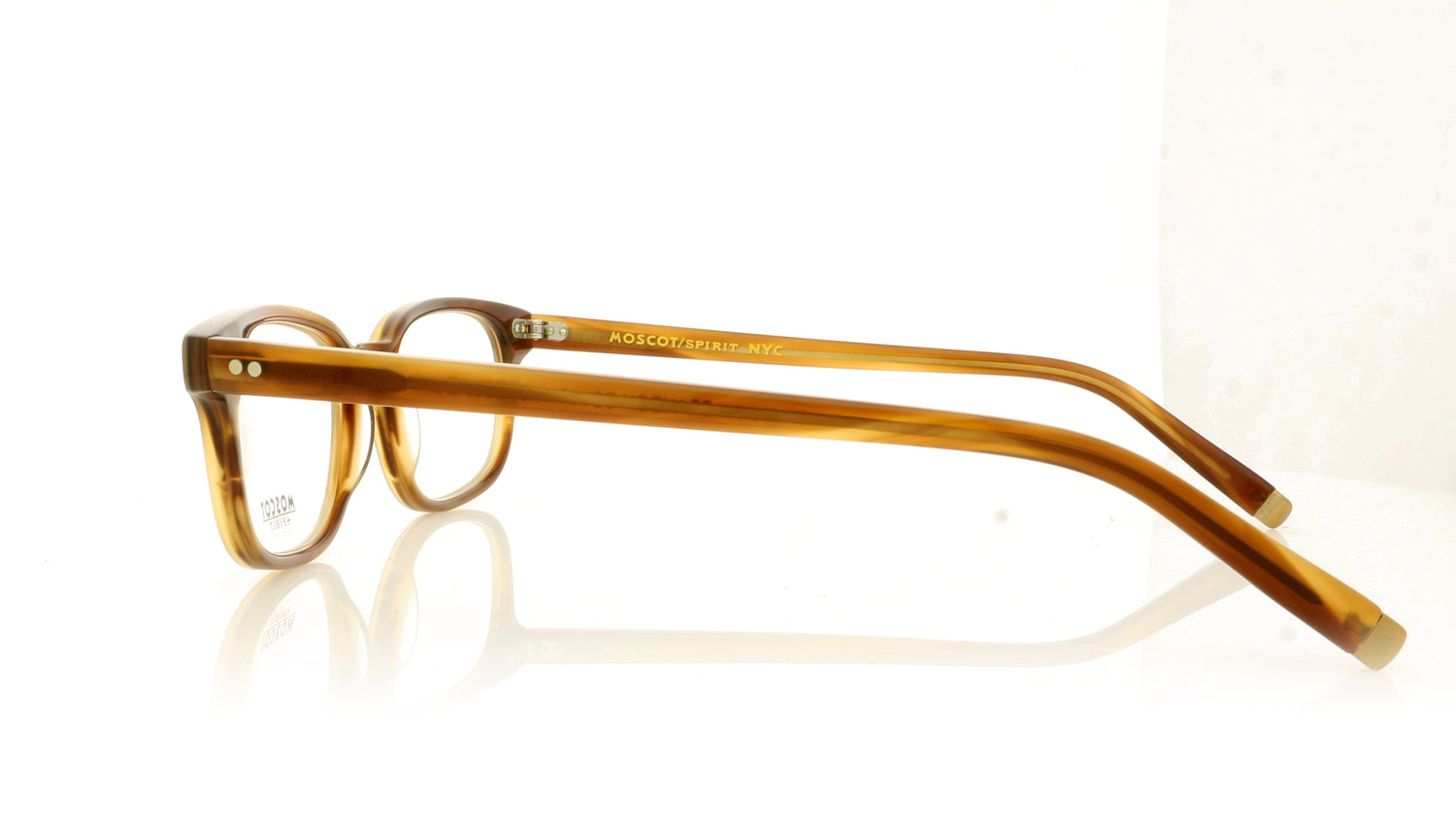 Moscot Brandon 401 Dark Blonde Glasses - Side