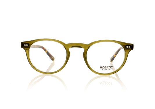Moscot Frankie 1507-01 Olive Glasses - Front