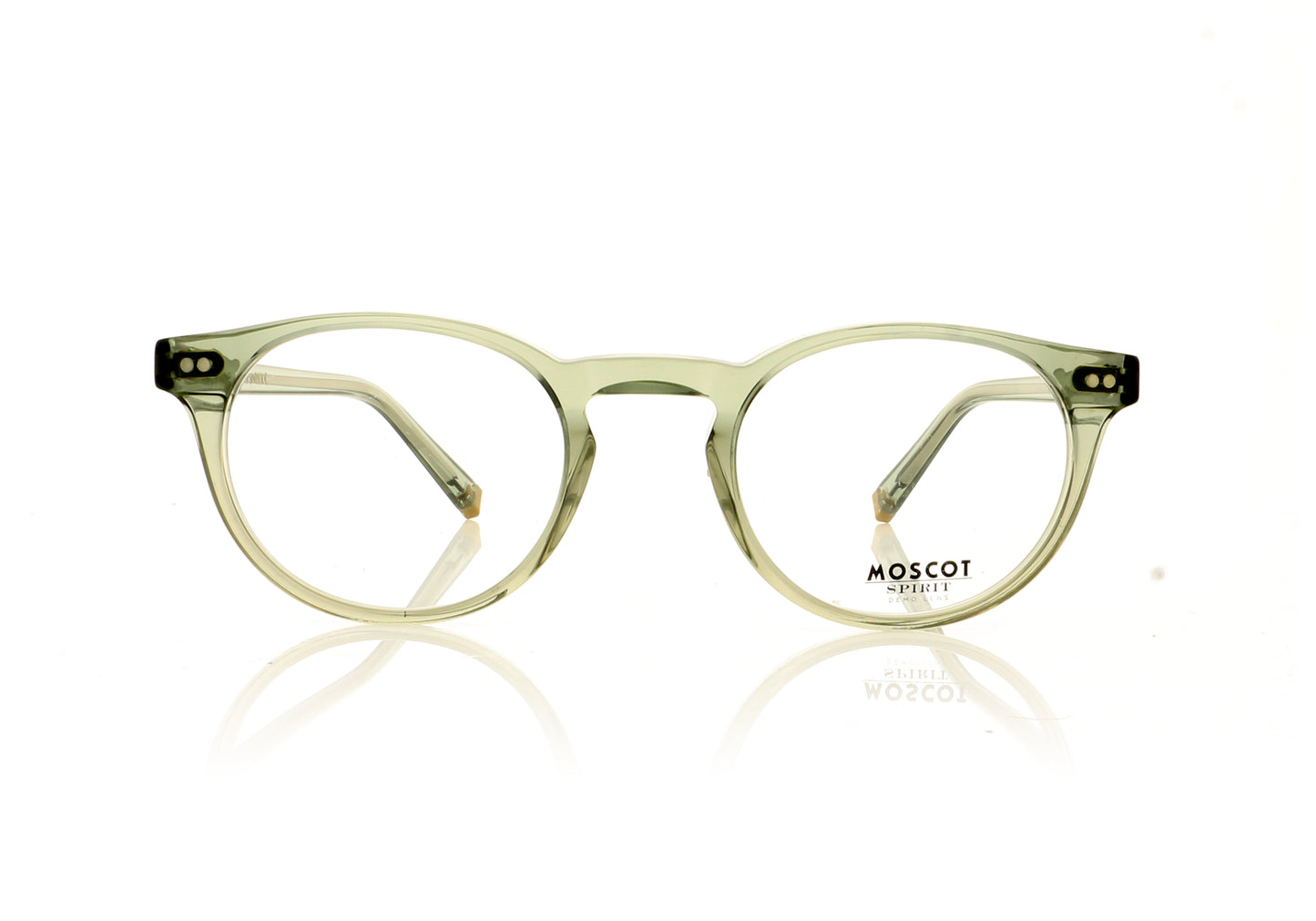 Moscot Frankie 1900 Sage Glasses - Front