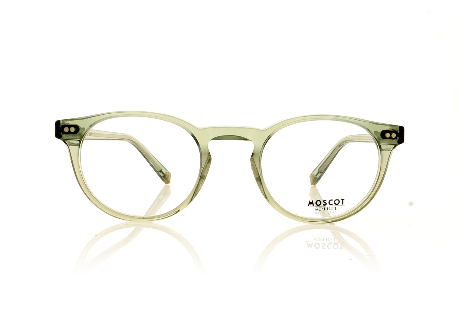 Moscot Frankie 1900 Sage Glasses - Front