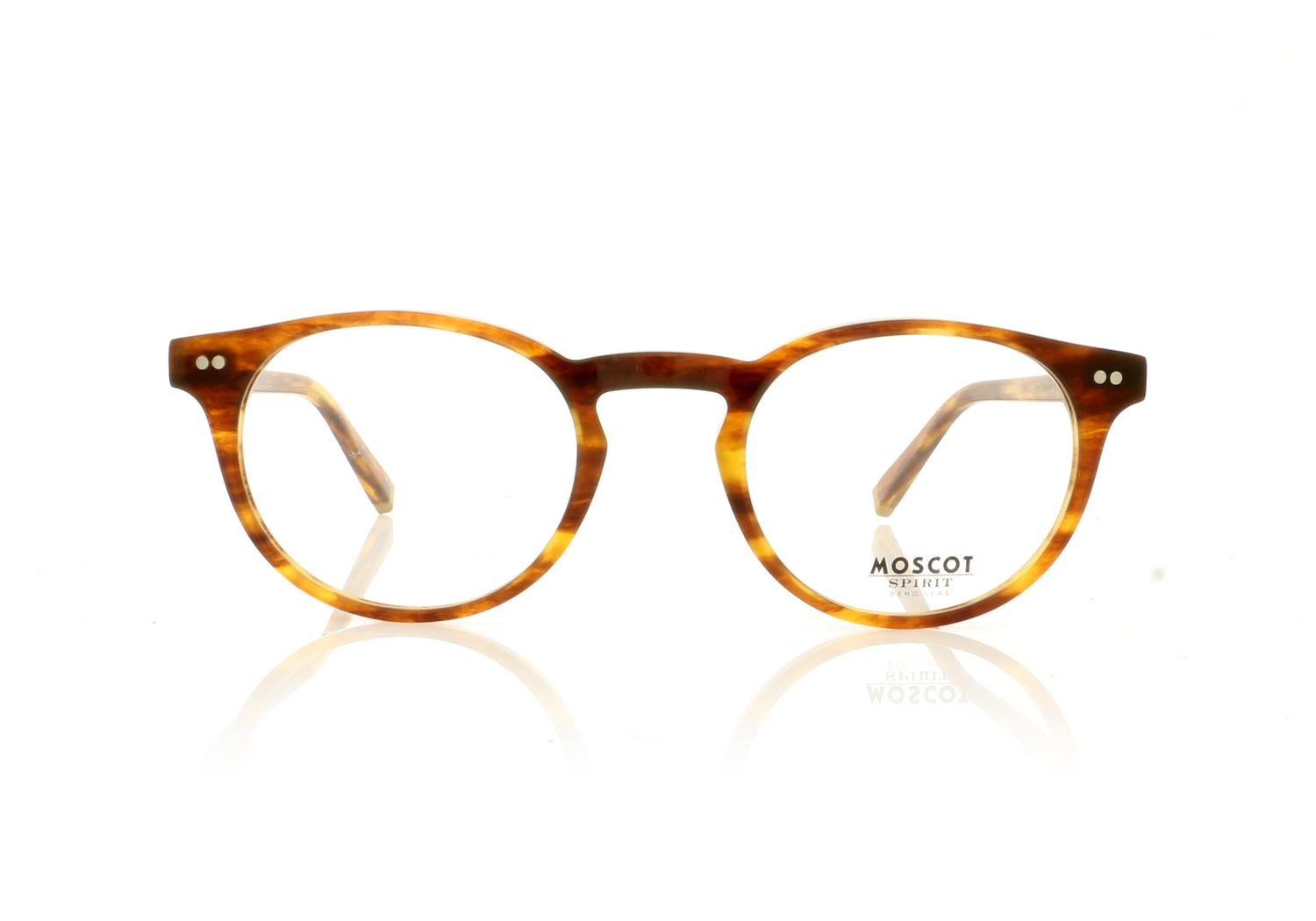 Moscot Frankie 2201 Vintage Tortoise Glasses - Front