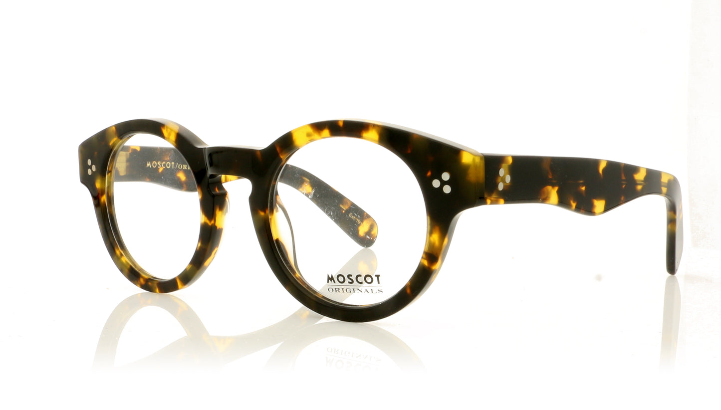 Moscot Grunya Tort Tortoise Glasses - Angle