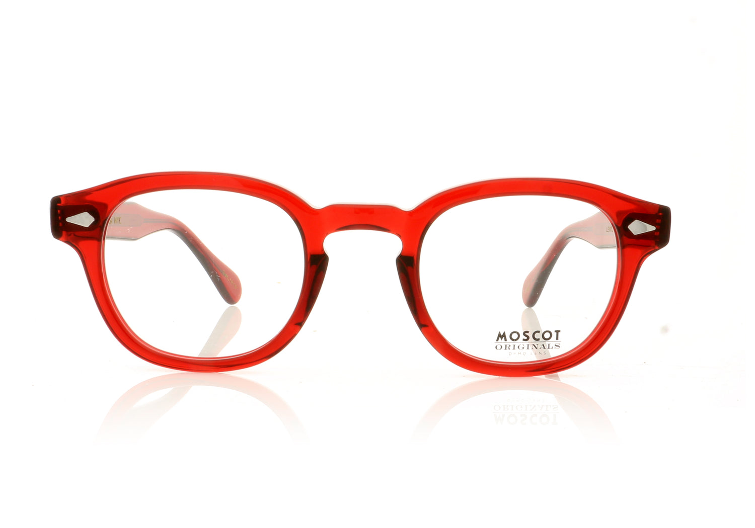 Moscot Lemtosh 1801 Ruby Glasses - Front