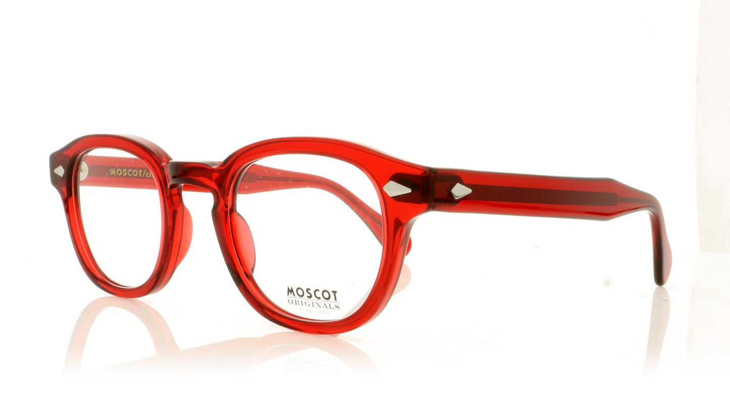 Moscot Lemtosh 1801 Ruby Glasses - Angle